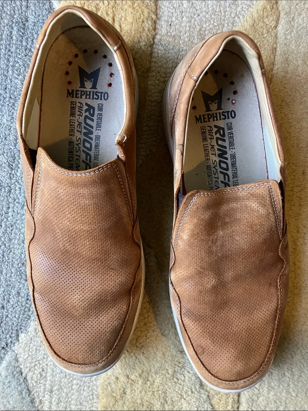 Mephisto Men’s Slip-On Leather Loafers